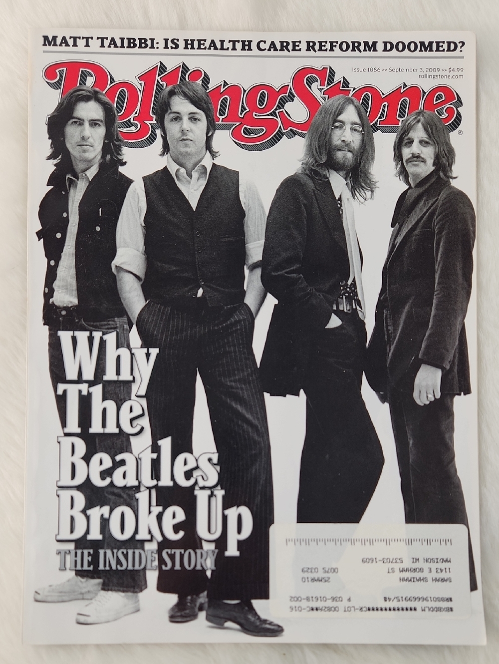 Rolling Stone Issue 1086, 9/3/09: Why The Beatles Broke Up, The Inside Story